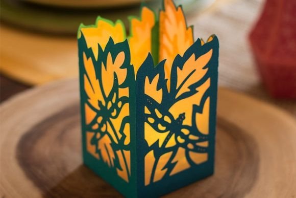 Dragonfly Mini Lantern: 3D SVG Freebies Review