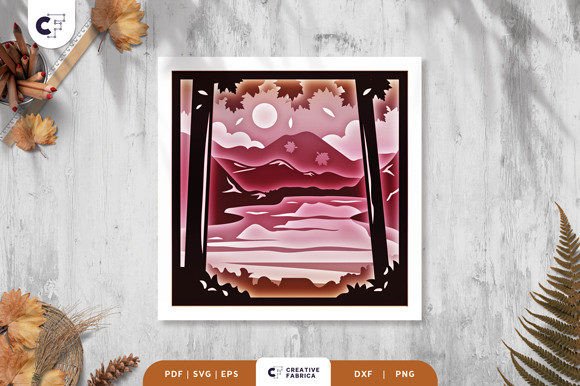 Fall Nature 3D SVG Shadow Box Review