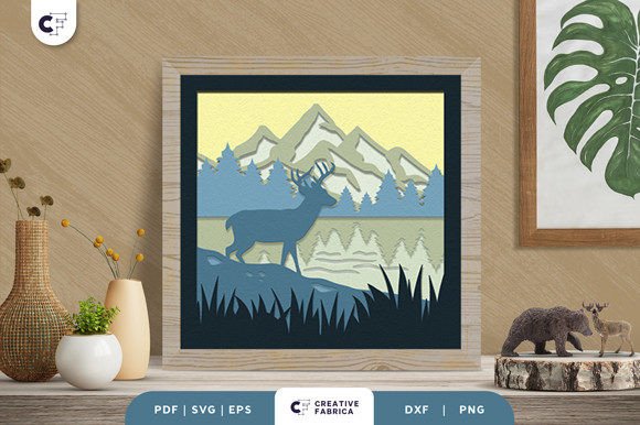 Lake in the Jungle 3D SVG
