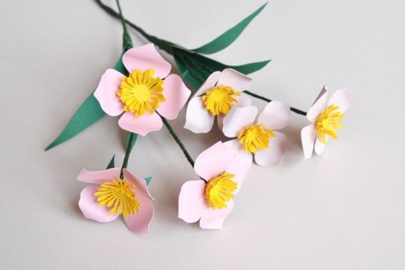 Wildflower Papercraft 3D SVG Paper Flowers